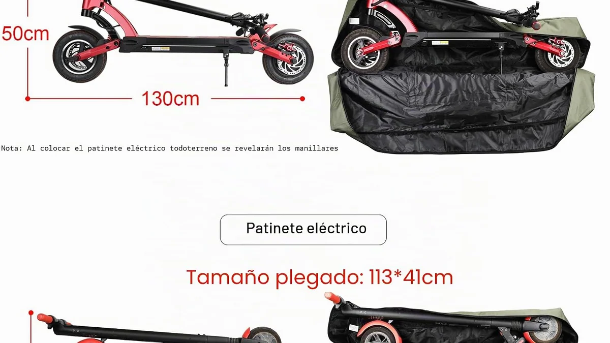 ENJOHOS Bolsa de transporte para patinete eléctrico foto 2