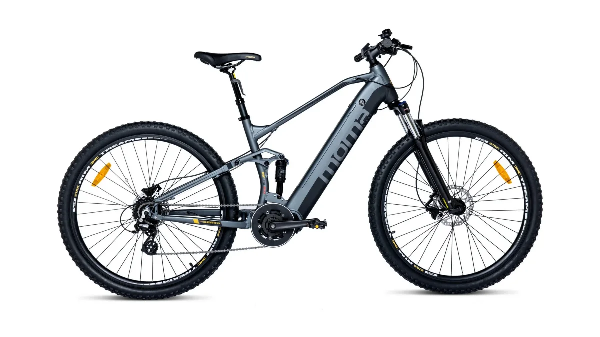 Moma Bikes E-MTB Full Suspension 29" PRO Motor Central